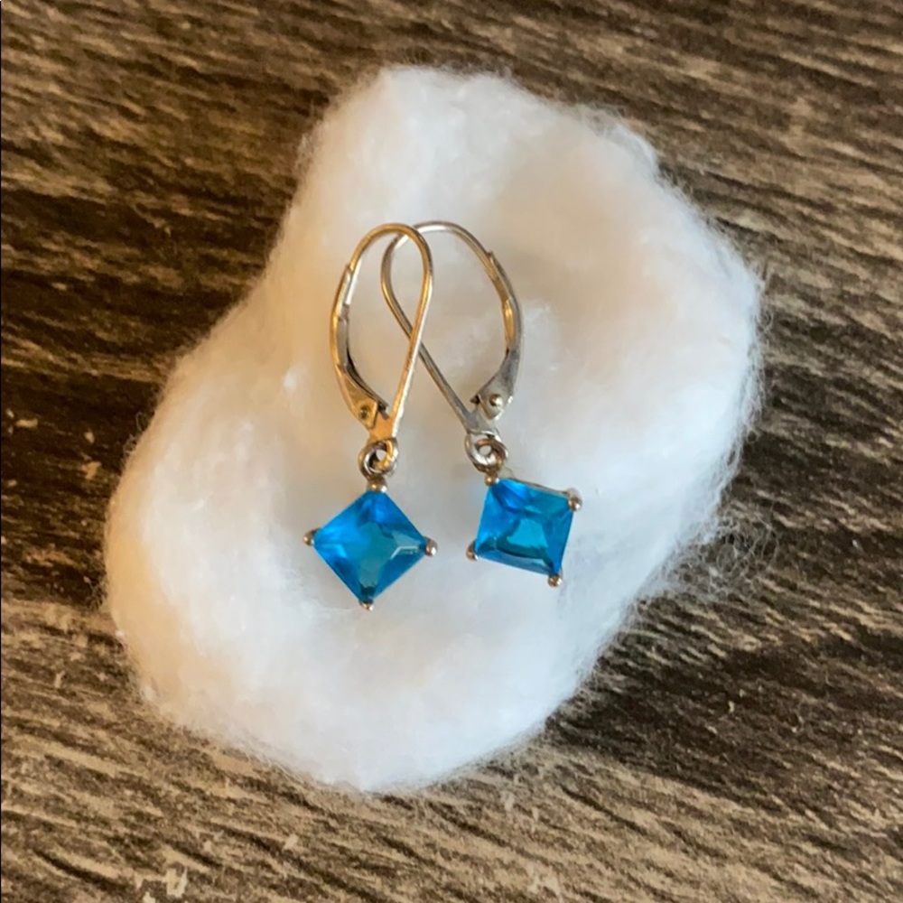 Blue earrings